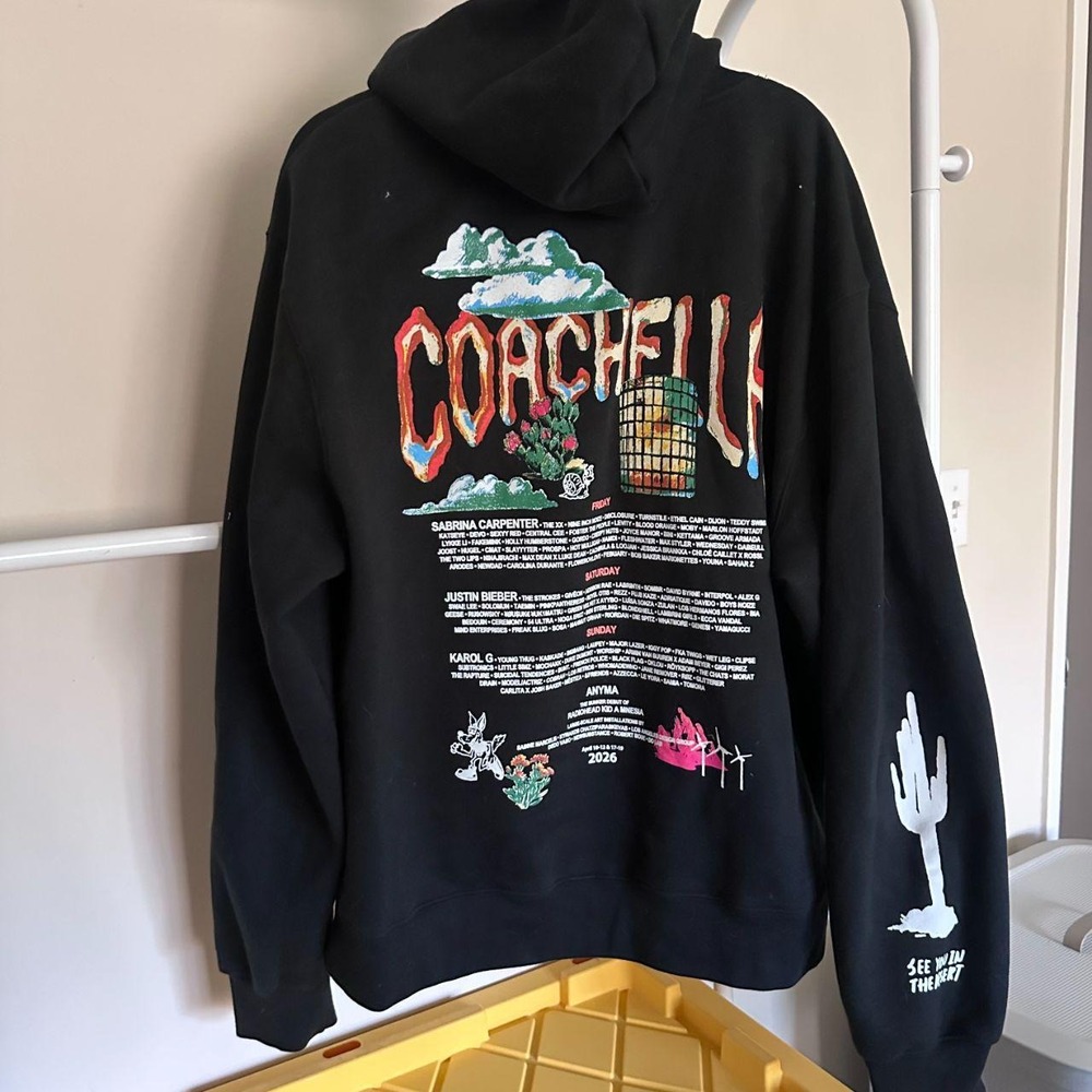 Coachella "Desert Days" 2026 Lineup Hoodie